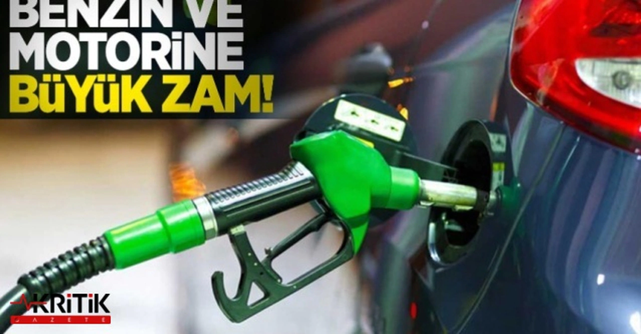 Motorin ve benizine büyük zam!