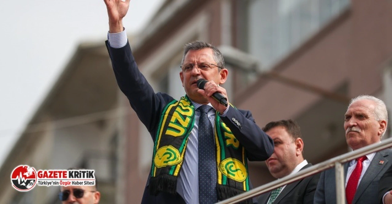 ÖZGÜR ÖZEL:  “İSRAİL’DEKİ ZULMÜN BİTMESİNİ İSTİYORSAN ÖNCE TİCARETİ BİTİRECEKSİN”
