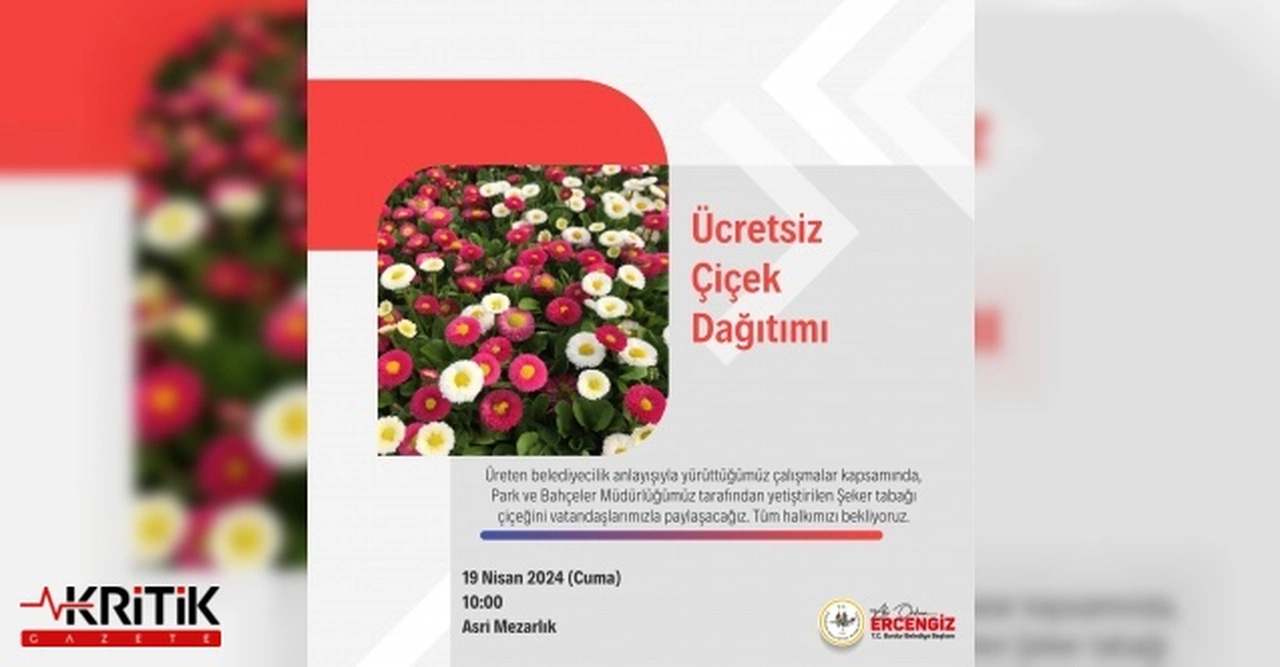 Burdur Belediyesi ürettiği çiçekleri, ücretsiz dağıtacak