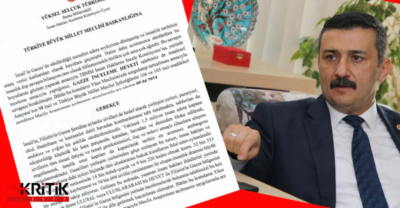 İYİ Partili Türkoğlu, uluslararası bir heyet ile Filisitin'in Gazze bölgesine ziyaret elzemdir