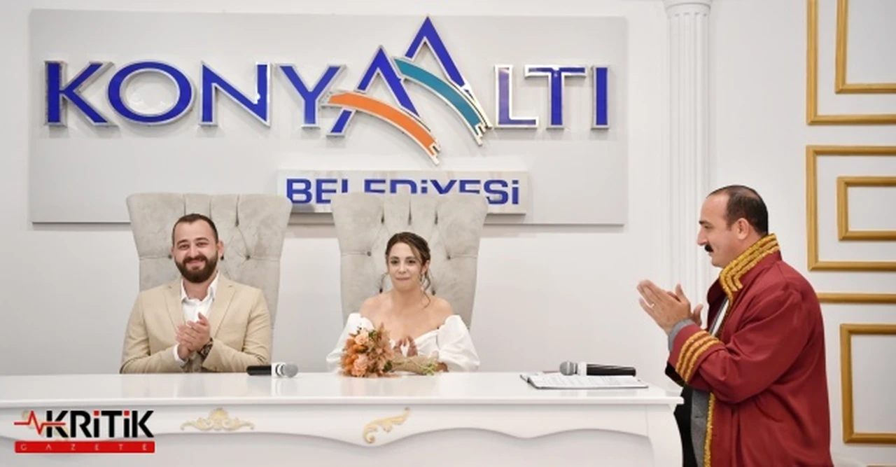 Konyaaltı Belediye Başkanı Cem Kotan ilk nikahını kıydı