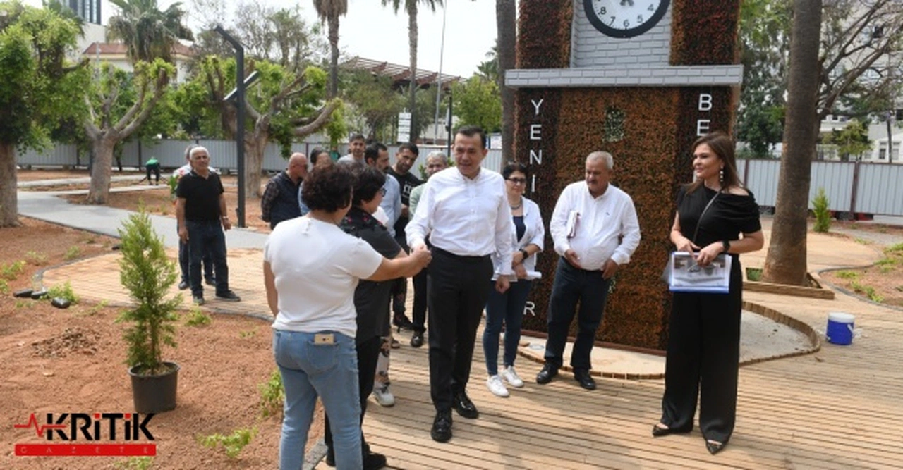 Abdullah Özyiğit Güven Parkı’ndaki yenileme çalışmalarını inceledi