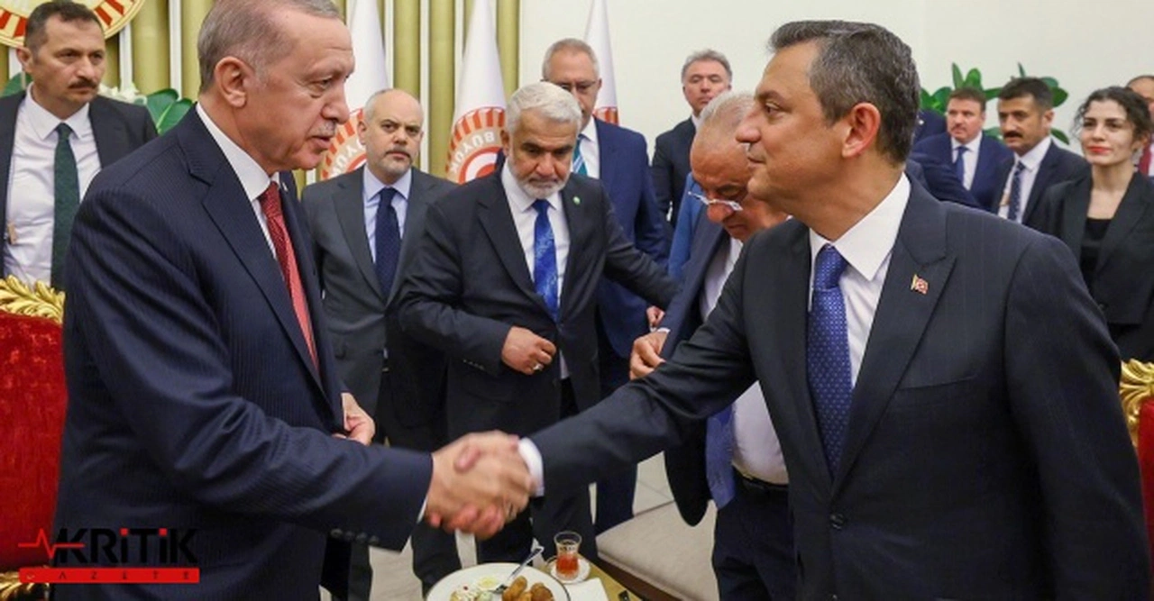 CUMHURBAŞKANI ERDOĞAN İLE ÖZGÜR ÖZEL GÖRÜŞMESİ BAŞLADI