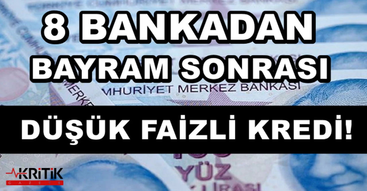8 Banka Harekete Geçti, Kredi Faiz Oranları %2’nin Altına Düştü!