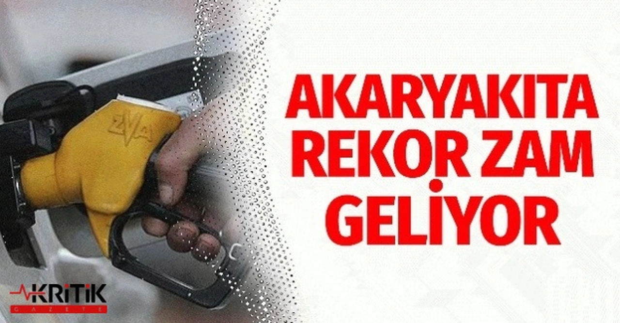 Akaryakıt fiyatlarına rekor vergi zammı geliyor