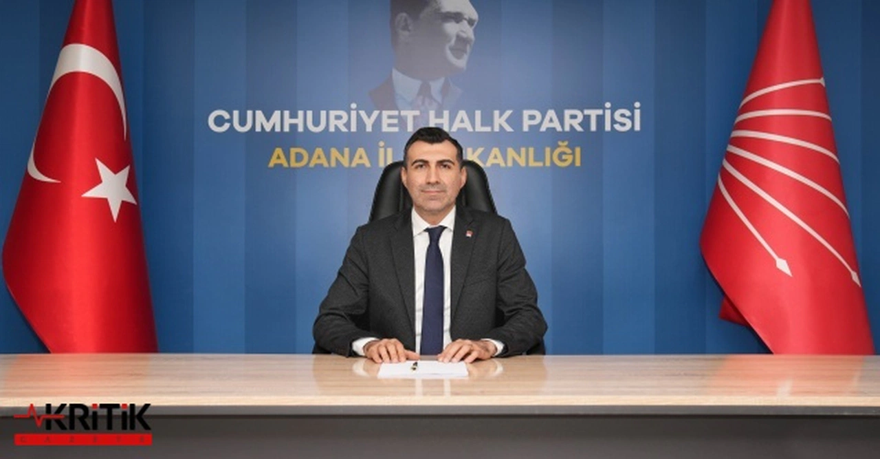 CHP Adana İl Başkanı Doç. Dr. Anıl Tanburoğlu:Doğaya karşı daha duyarlı olmak zorundayız