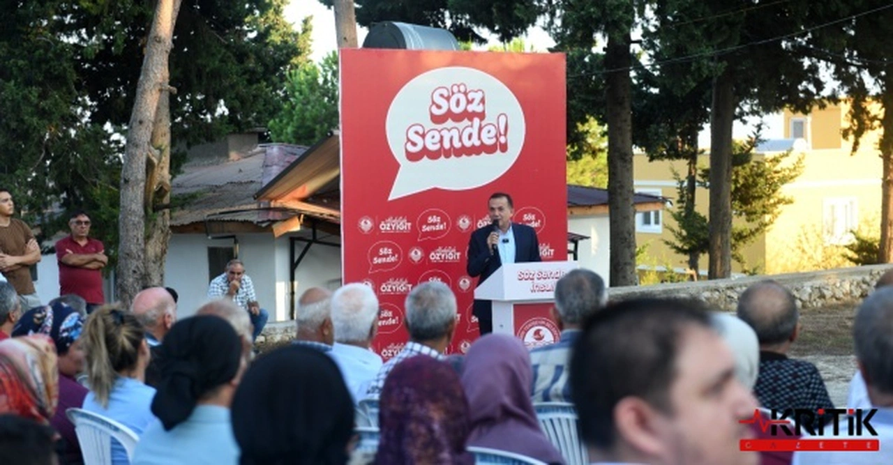 Mersin Yenişehir Belediye Başkanı Abdullah Özyiğit, mahalle toplantılarında vatandaşlarla buluşuyor