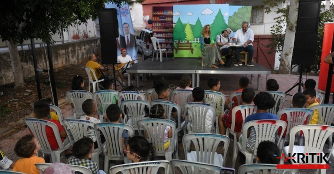 Mersin Yenişehir Belediyesi kırsal mahallelerdeki çocukları sanatla buluşturuyor