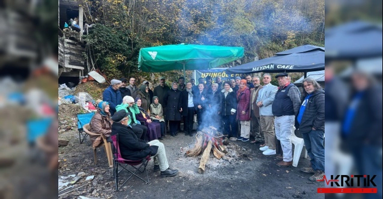CHP Trabzon Milletvekili Sibel Suiçmez, Uzungöl’deki HES Direnişine Katıldı: Doğanın Katledilmesine İzin Vermeyeceğiz