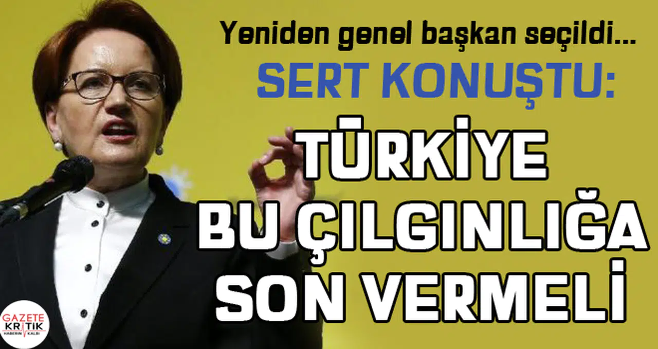 Akşener yeniden genel başkan