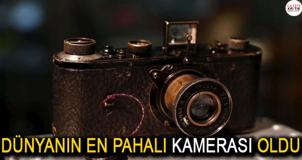 Dünyanın en pahalı kamerası oldu