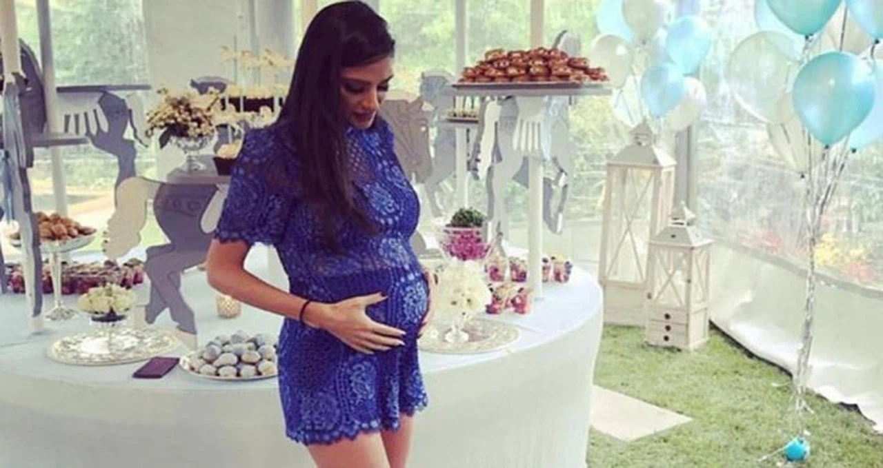 Aslıhan Doğan Turan'ın 'baby shower'daki stili göz kamaştırdı