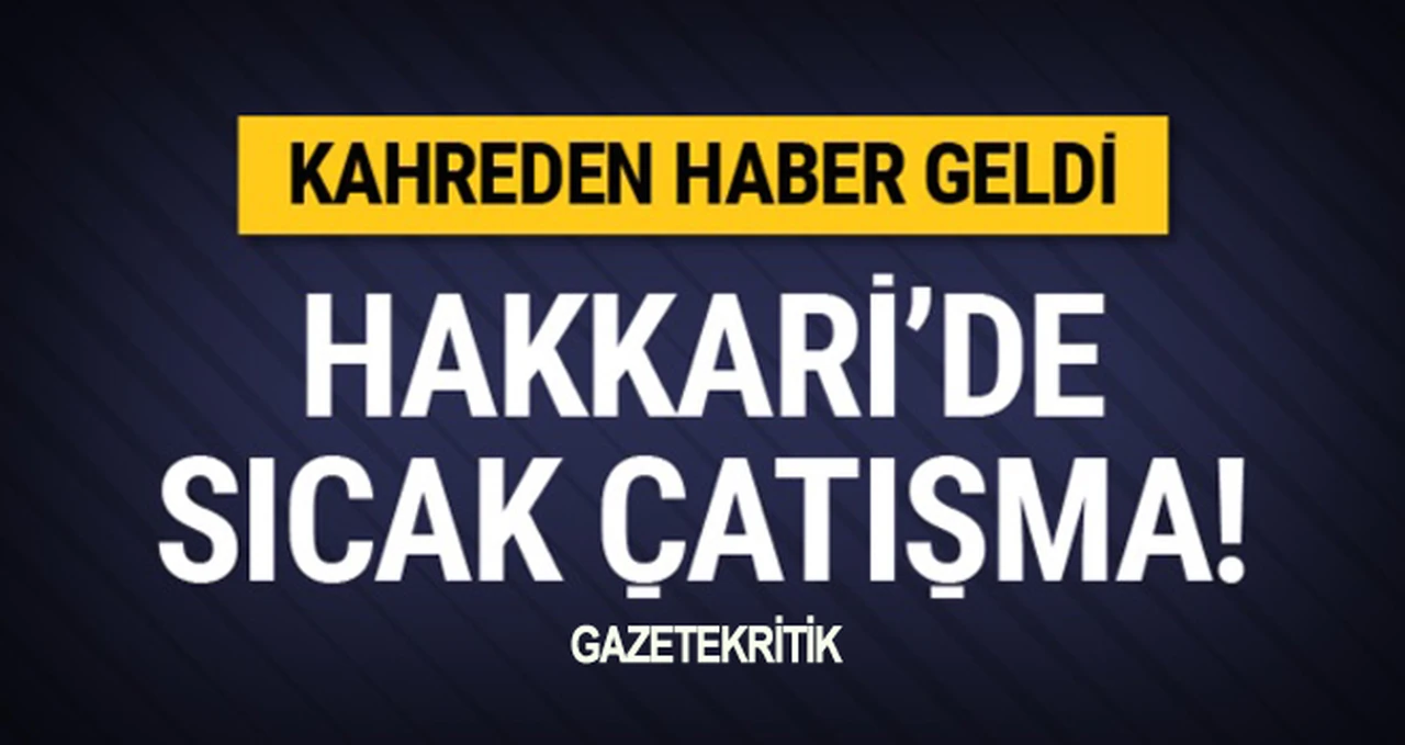 Hakkari'de sıcak çatışma! İki asker şehit