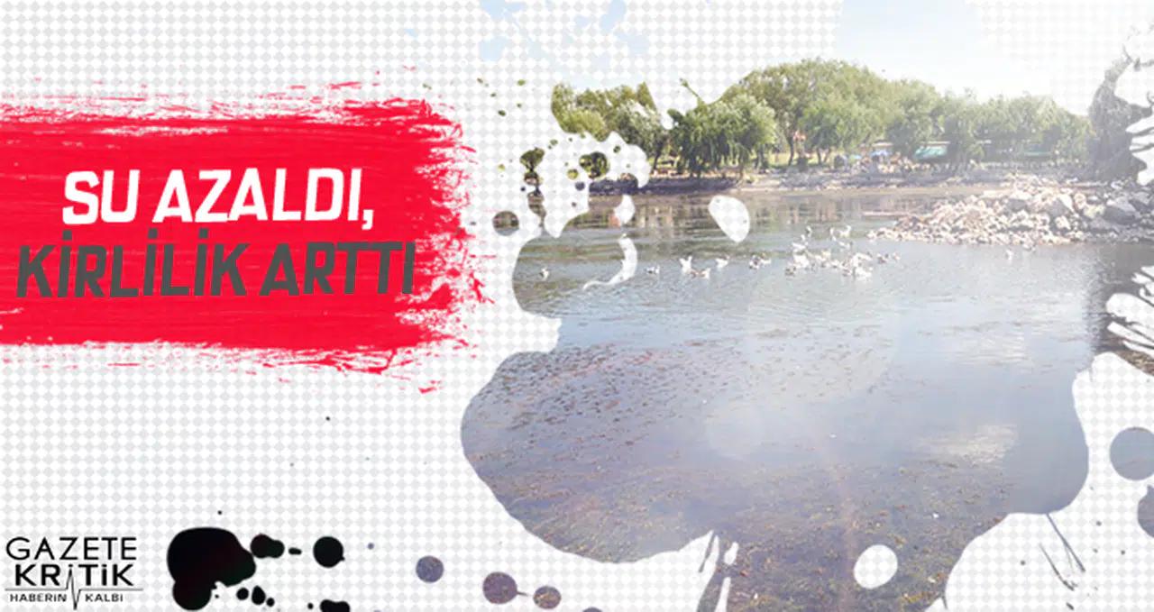 Kızılırmak'ta su azaldı, kirlilik arttı