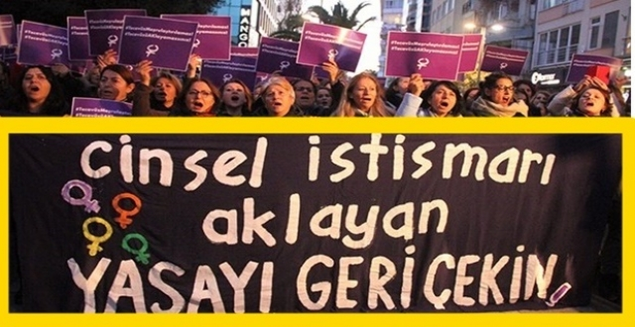 Binlerce kadın AKP'ye 'Cinsel istismar yasasını geri çek!' dedi