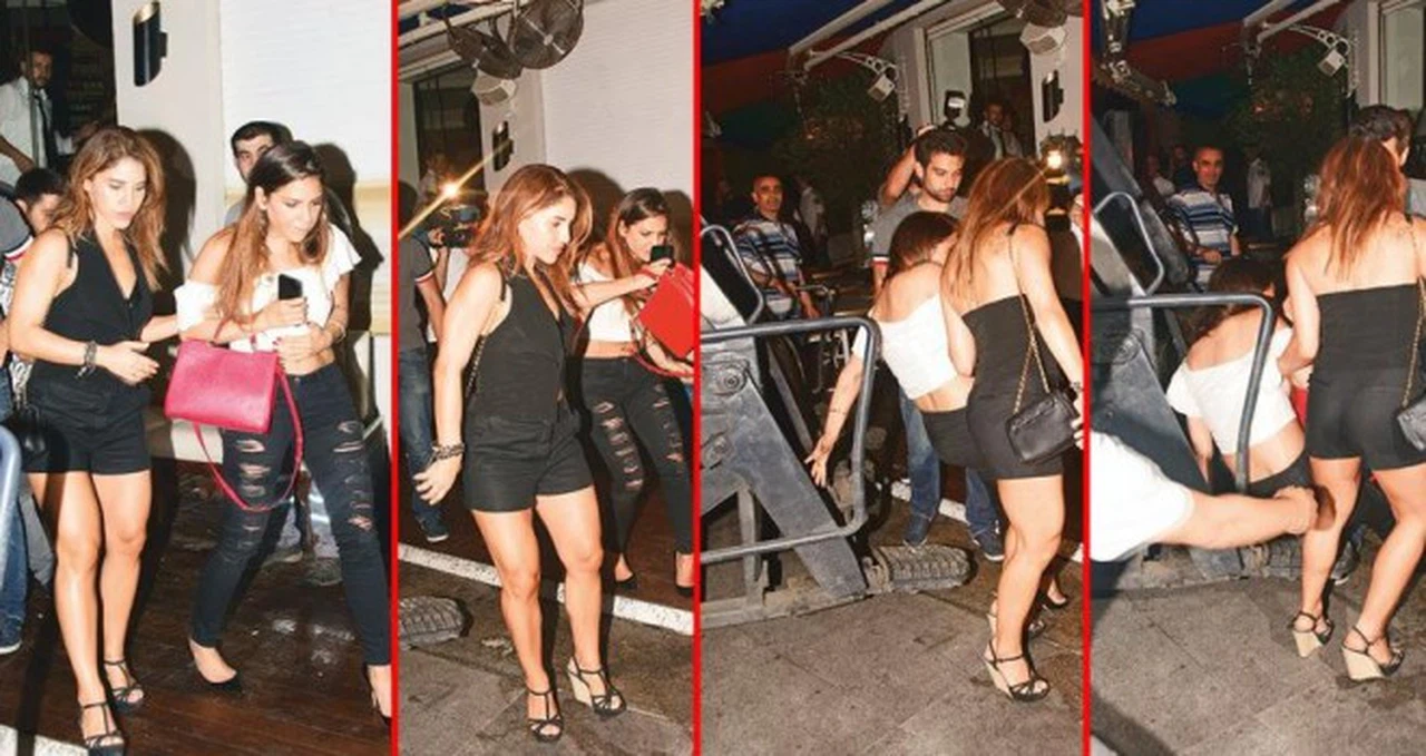 Yağmur Ünal çöp kamyonuna düştü