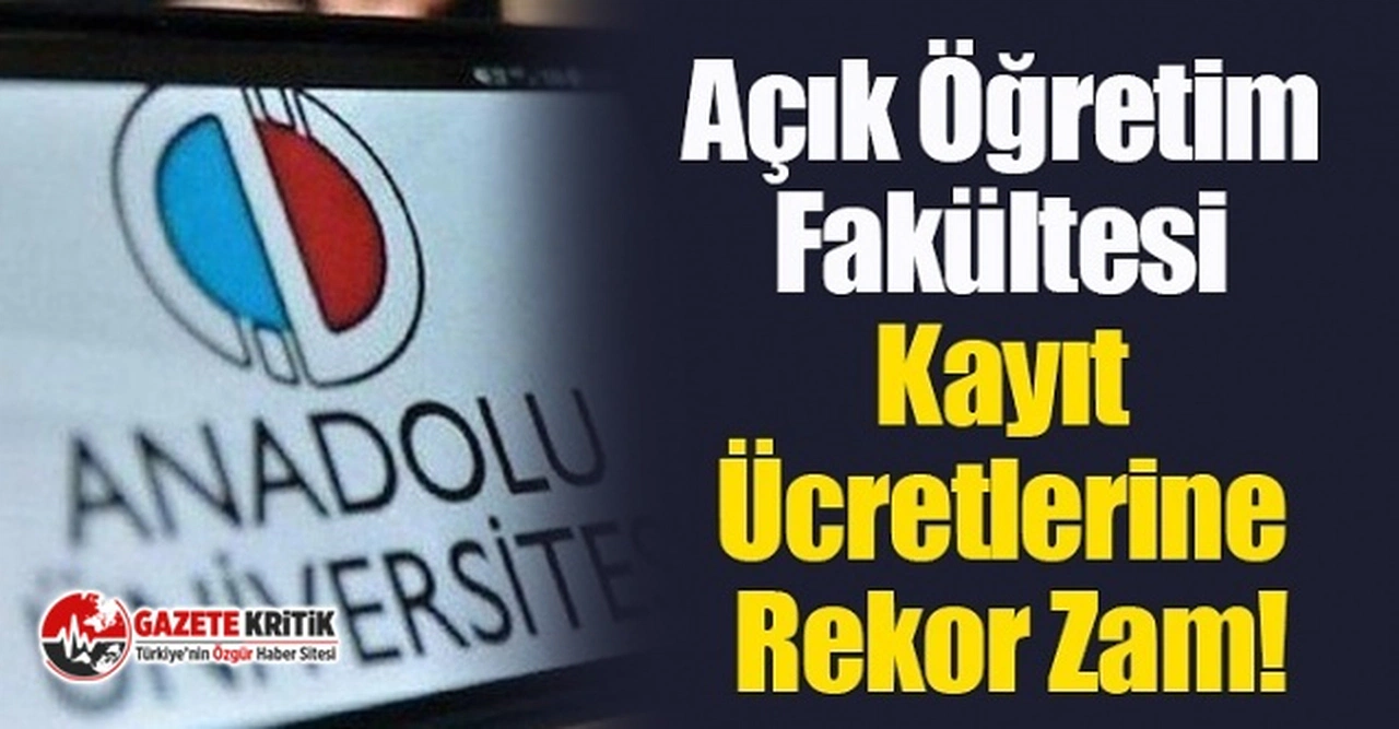 CHP'Lİ KARA AÇIKÖĞRETİM KAYIT ZAMINA TEPKİ: EĞİTİM HAKTIR VE DEVLETİN SORUMLULUĞUNDADIR