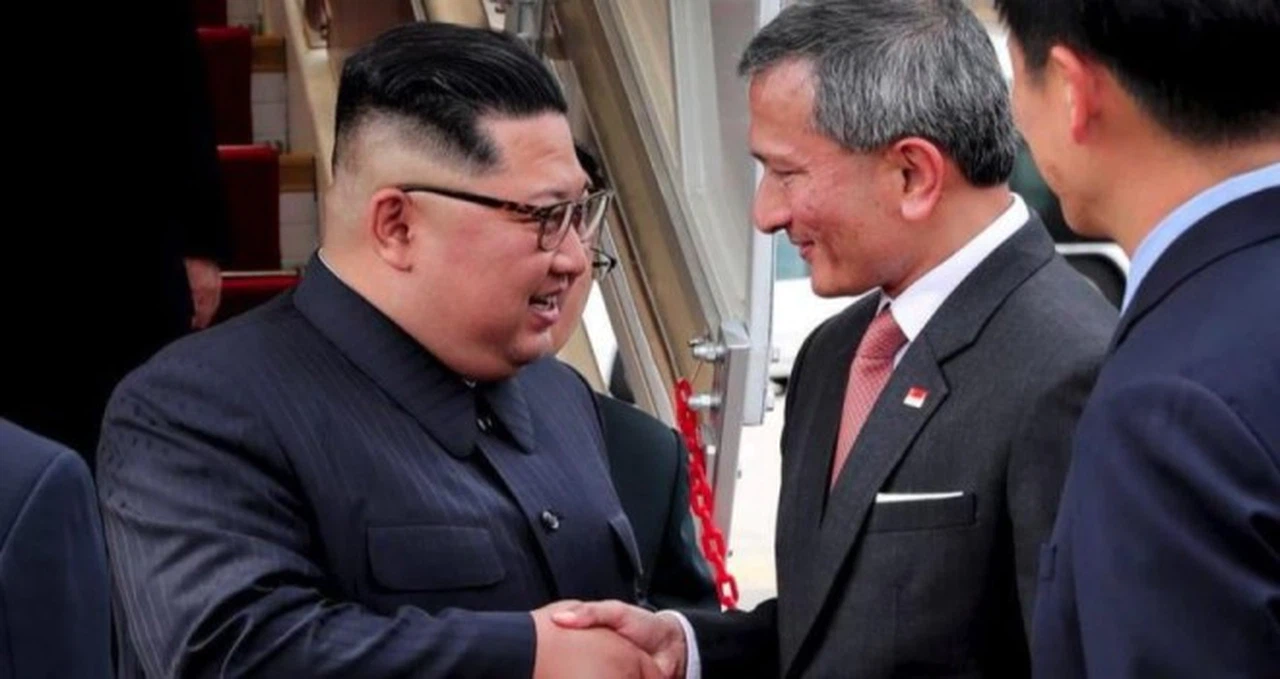 Kim Jong-un Singapur'da