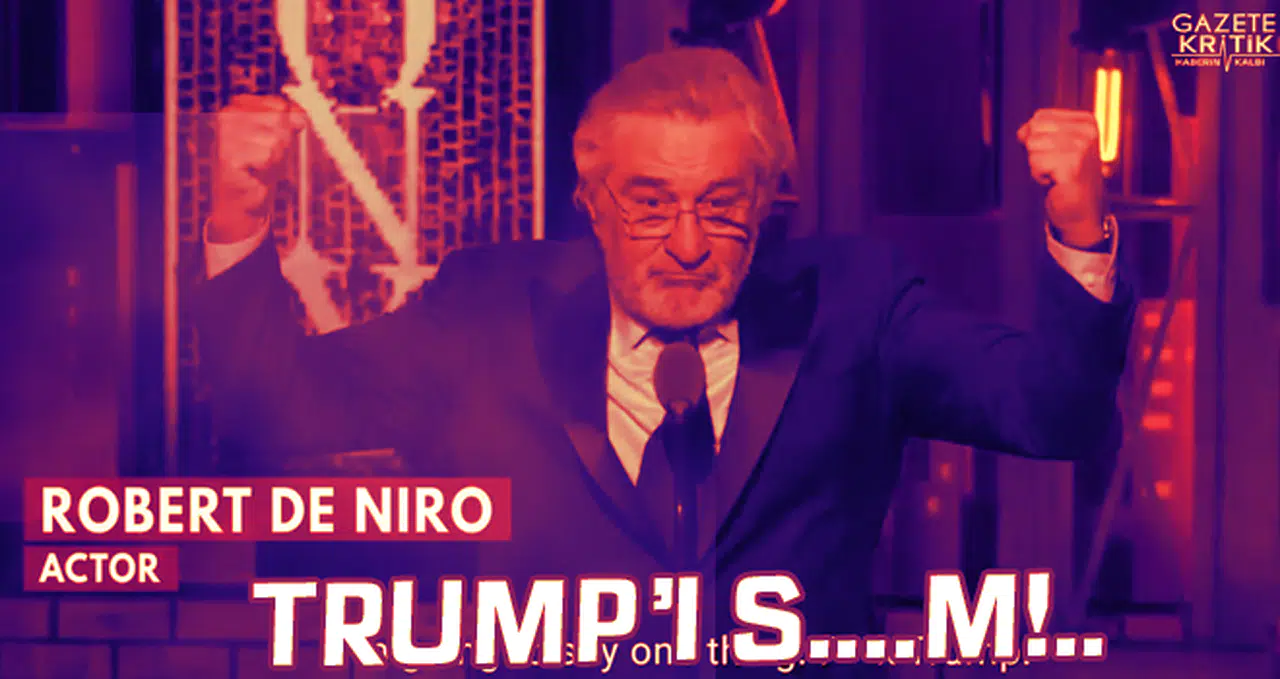 Robert De Niro Trump'a aleni küfür etti işte olay görüntüsü