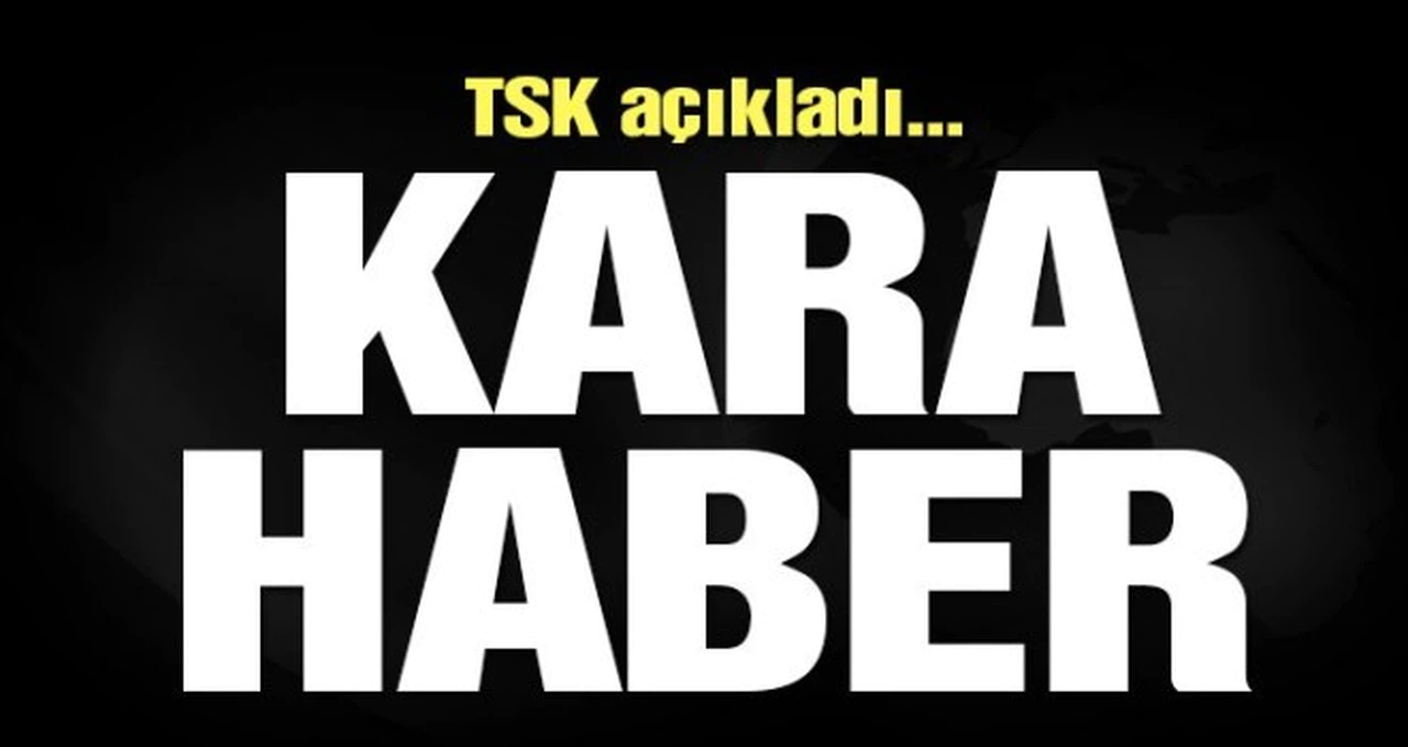 TSK son dakika haberini duyurdu: Afrin'de bir asker daha şehit oldu