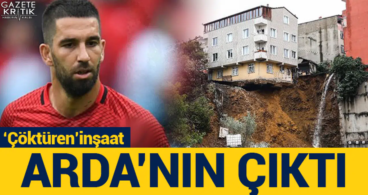 Beyoğlu'ndaki 'çöktüren inşaat' Arda Turan'ın çıktı