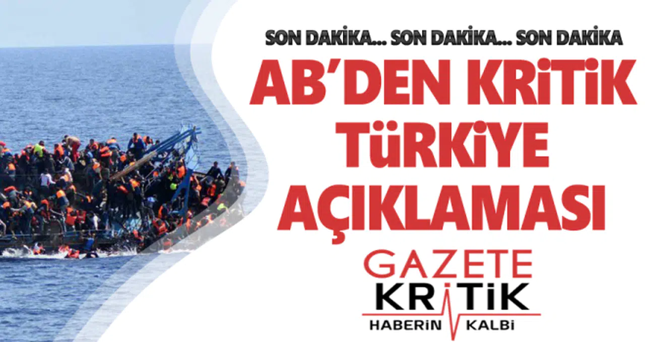 AB'den kritik Türkiye açıklaması