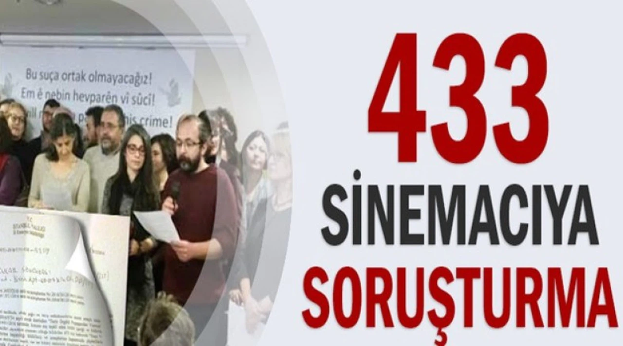 İşte haklarında soruşturma açılan 433 sinemacının tam listesi