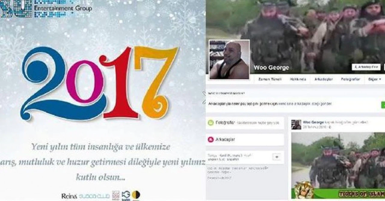 Katliam öncesi Reina'nın sayfasına dikkat çeken iki mesaj