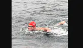 Otizmli yüzücü Tuna Tunca, 36 km'lik okyanus parkurunu başarıyla geçti!