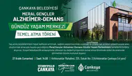 Ankara Çankaya'da sosyal belediyecilik adına dev bir eserin daha temeli atılıyor
