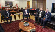 Özgür Özel, Kafkas Dernekleri Federasyonu ve Birleşik Kamu-İş heyetlerini kabul etti