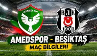 Amedspor-Beşiktaş maçının ilk 11’leri belli oldu: Zirveyi değiştirecek karşılaşma