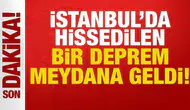 İstanbul'da Hissedilen Deprem! Marmara Denizi'nde 3,5 Büyüklüğünde Sarsıntı