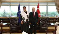 AYM Başkanı Özkaya, AKPM Başkanı Bayr ile iş birliği görüşmesi yaptı