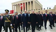 Cumhurbaşkanı Erdoğan, Cumhuriyet Bayramı'nda Anıtkabir'i ziyaret ederek Atatürk'ü andı