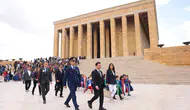 Çankaya Belediyesi Kreşlerinden Anıtkabir’e Anlamlı Ziyaret: 515 Minik Atasına Koştu