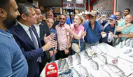Özgür Özel, Ulus Hali'nde vatandaşlarla buluştu