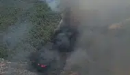 Muğla Fethiye'de Orman Yangınına Havadan ve Karadan Yoğun Müdahale Devam Ediyor