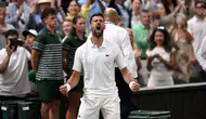 Djokovic Wimbledon’da pes etmedi: Auger-Aliassime karşısında 5 setlik tarihi maraton