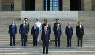 YAŞ üyeleri, Erdoğan başkanlığında Anıtkabir'i ziyaret etti