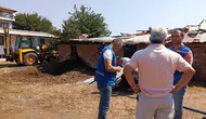 Muğla Büyükşehir Belediyesi, yangında zarar gören üreticiye destek olmak için harekete geçti