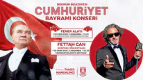Bodrum'da Cumhuriyet Bayramı Coşkusu; Fettah Can Konseri ile Başlayacak!