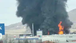 Kırıkkale OSB'deki kimyasal fabrikasında büyük yangın