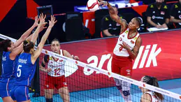 Gururluyuz: Filenin Sultanları Sırbistan’ı 3-0 yendi, finale yükseldi