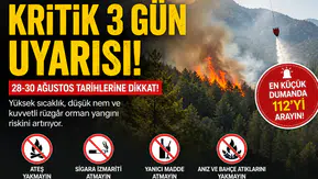 Orman Yangını Uyarısı: Bakan Yumaklı'dan 28-30 Ağustos için kritik çağrı