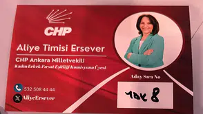 CHP Ankara Milletvekili Aliye Timisi Ersever'in YDK Aday Numarası 8 Oldu