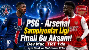 PSG - Arsenal Şampiyonlar Ligi Finali Bu Akşam! Dev Maç TRT 1'de: İşte Saat ve Muhtemel 11'ler
