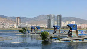 İzmir Körfezi'nin Temizliği için 1 Milyon Ton Çamur ve Denizdeki Atıklarla Mücadele Projeleri Yürütülüyor