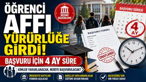 Öğrenci affı yürürlüğe girdi: Başvuru için 4 ay süre! Kimler yararlanacak, nereye başvurulacak?