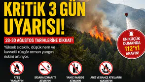 Orman Yangını Uyarısı: Bakan Yumaklı'dan 28-30 Ağustos için kritik çağrı